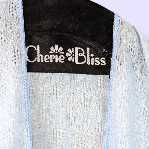 Cherie Bliss Blue Woven Cover-Up - Picture 9 of 9